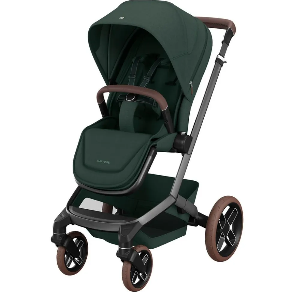 Poussette duo fame + siège auto pebble 360 green
