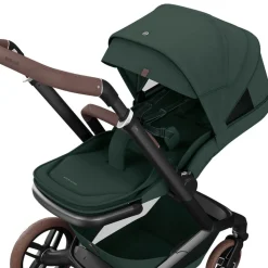 Poussette duo fame + siège auto pebble 360 green