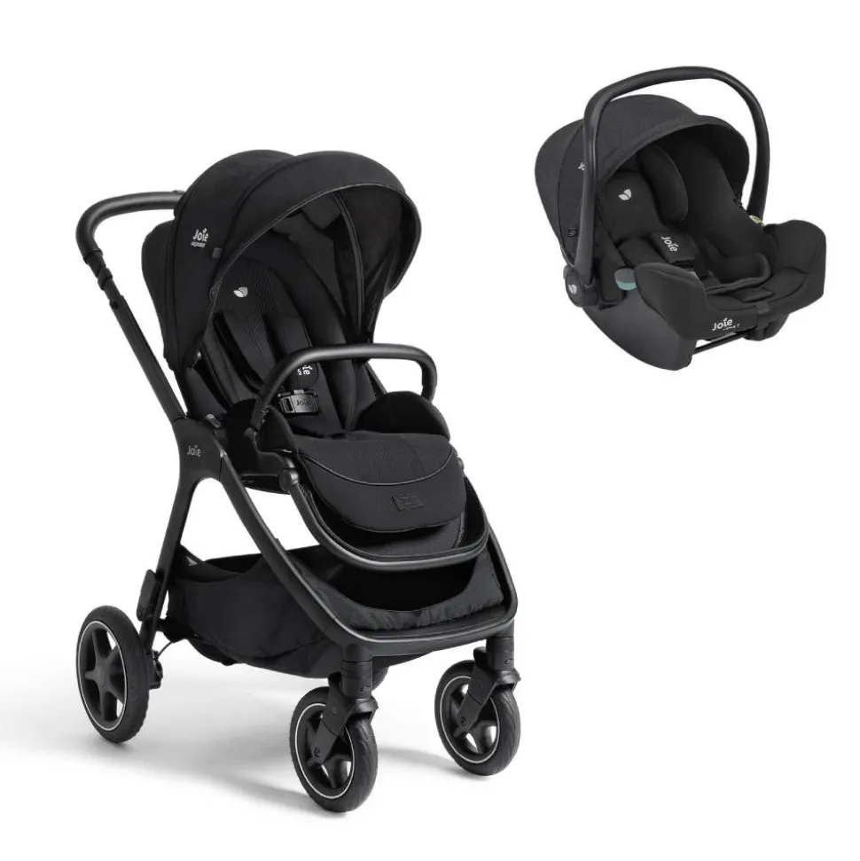 Poussette duo finiti eclipse + siège auto i-snug 2 raven