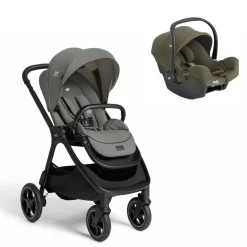 Poussette duo finiti evergreen + siège auto i-snug 2 fern