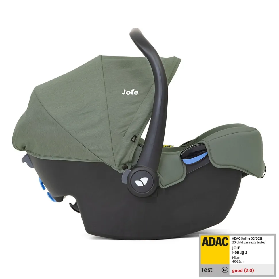Poussette duo finiti signature evergreen + siège auto i-snug 2 laurel vert