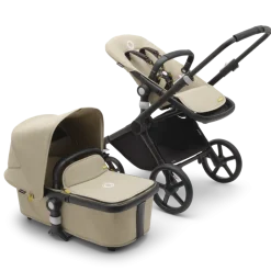 Poussette duo fox cub complète noir / beige desert