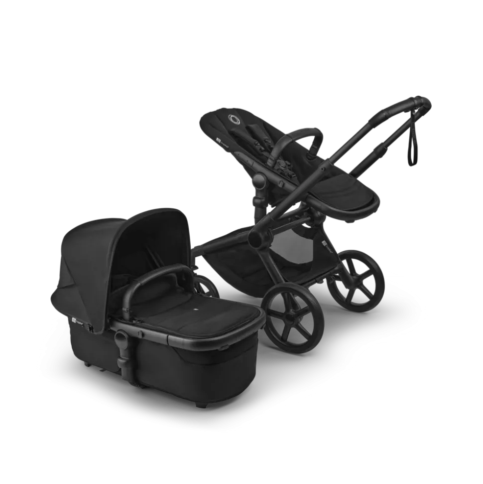 Poussette duo fox 5 tout terrain complète noir / noir prestige