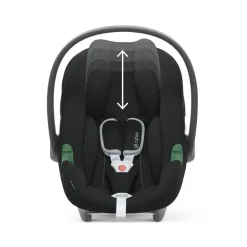 Poussette duo gazelle s moon black + siège auto aton b2 i-size