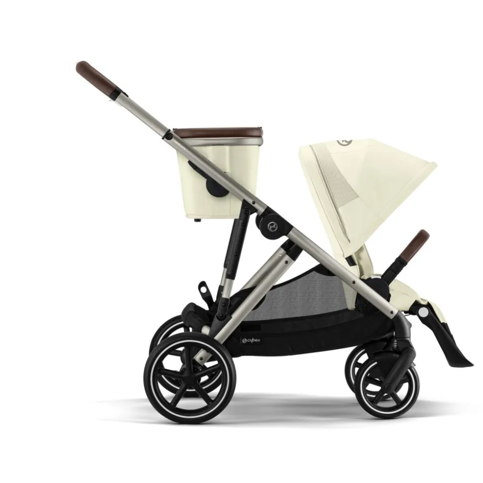 Poussette duo gazelle s seashell beige + siège auto aton b2 i-size