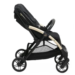 Poussette duo goody xplus - black re_lux + siège auto first seat recline i-size black satin