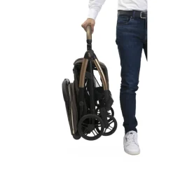 Poussette duo goody xplus - bronze lizard re_lux + siège auto first seat recline i-size black satin