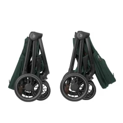 Poussette duo leona 2 + siège auto pebble 360 pro 2 twillic black
