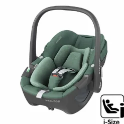 Poussette duo leona 2 + siège auto pebble 360 twillic green