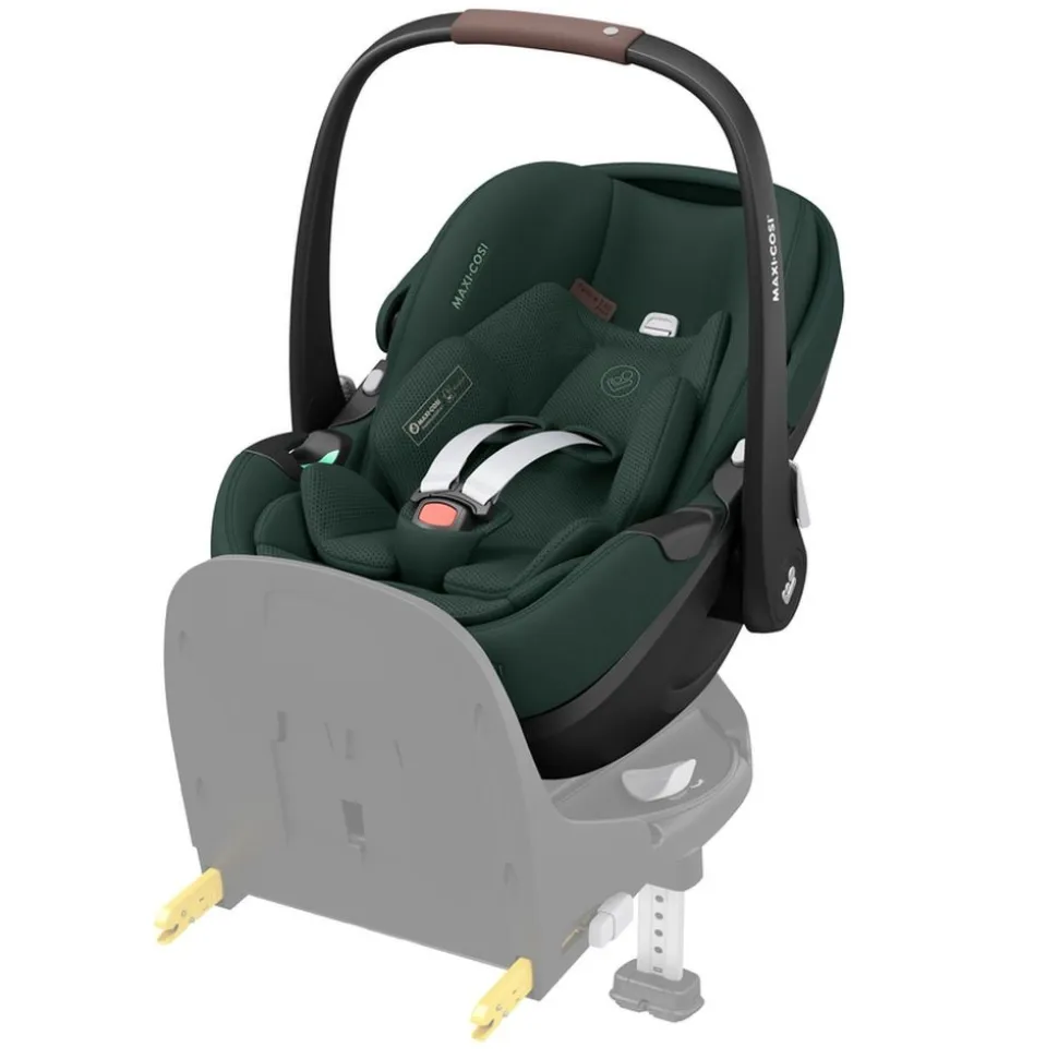 Poussette duo leona 2 + siège auto pebble 360 pro 2 twillic green