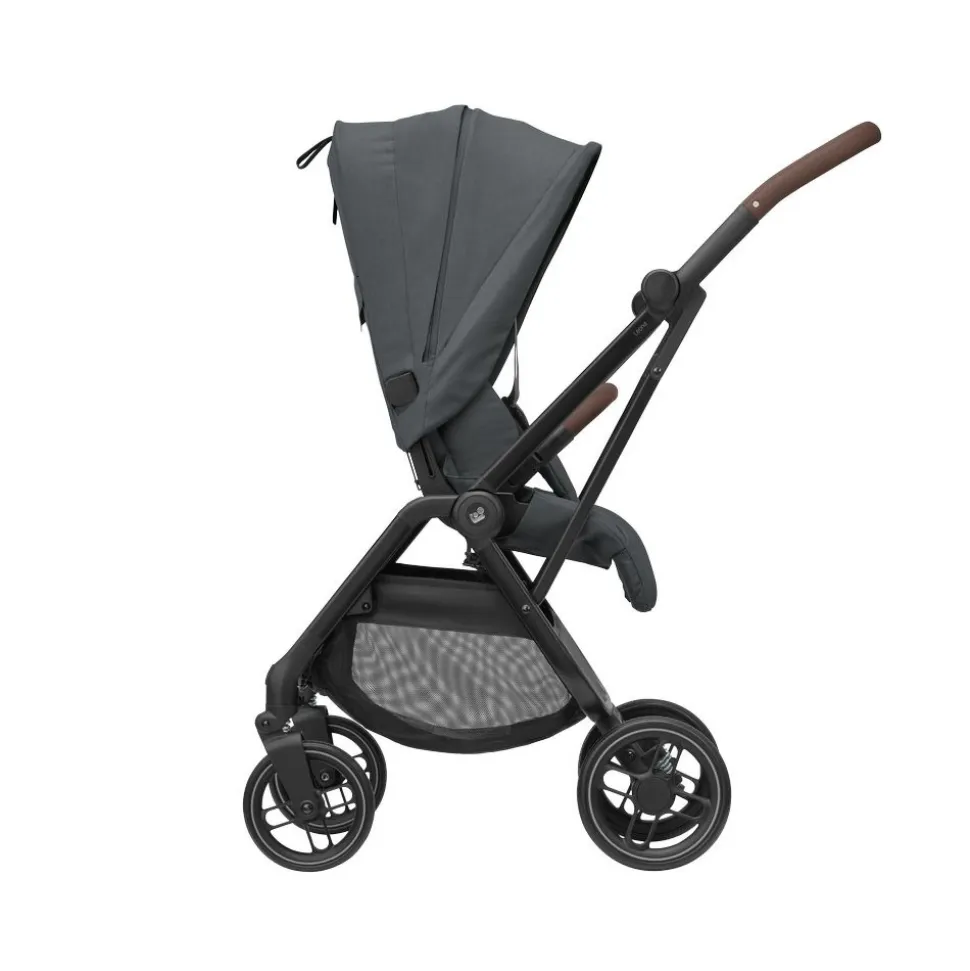 Poussette duo leona 2 + siège auto pebble 360 twillic graphite