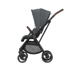 Poussette duo leona 2 + siège auto pebble 360 twillic graphite