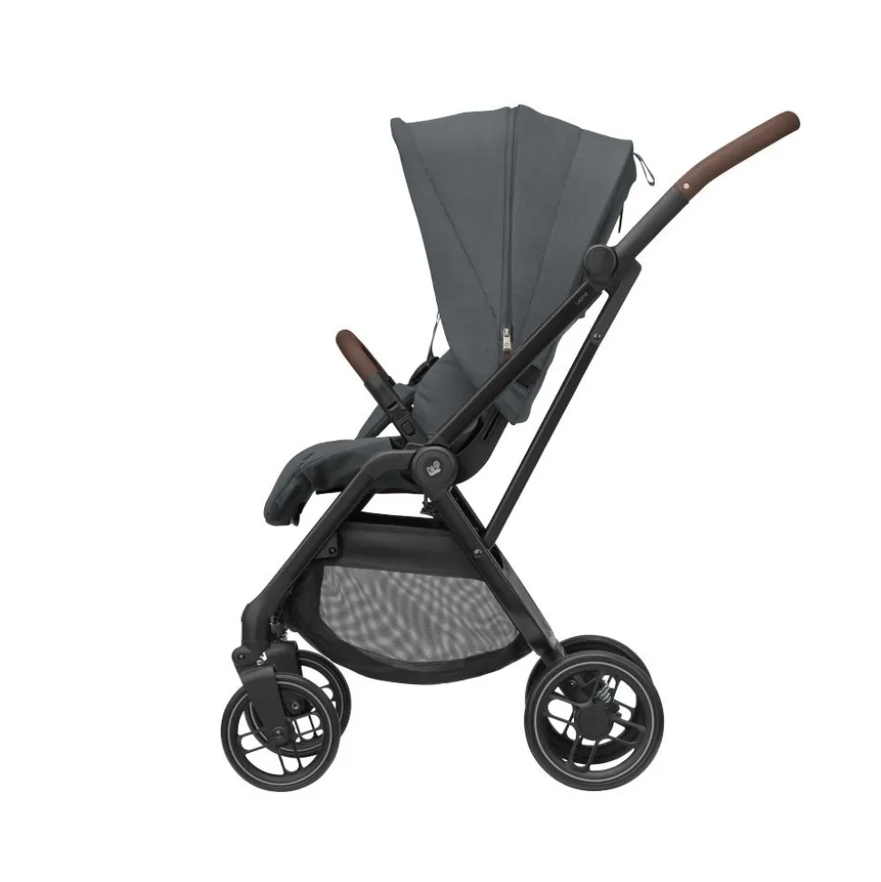 Poussette duo leona 2 + siège auto pebble 360 twillic graphite
