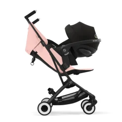 Poussette duo libelle 4 candy pink + cloud t i-size