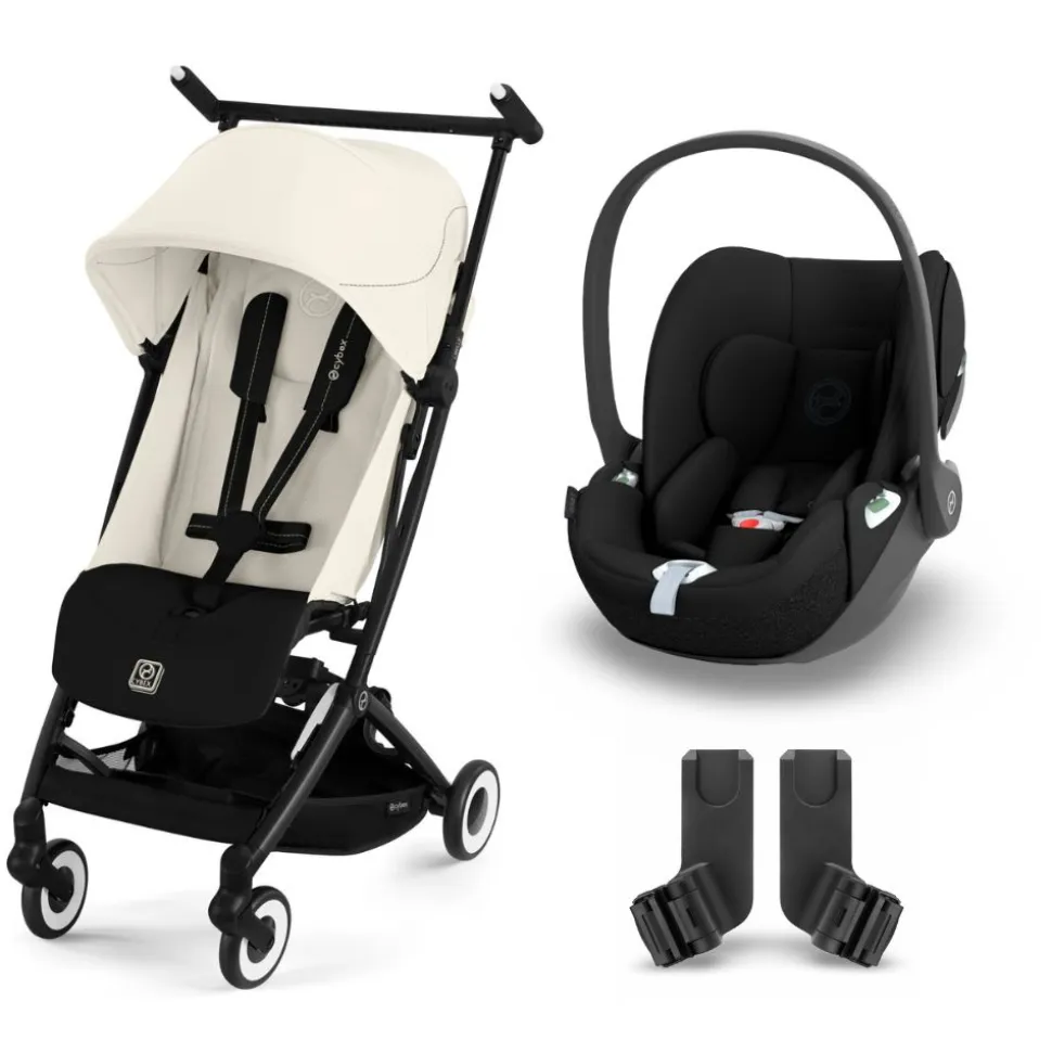 Poussette duo libelle 4 canvas white + cloud t i-size