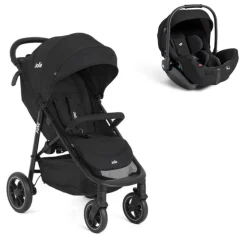 Poussette duo litetrax shale + siège auto i-level pro eclipse noir