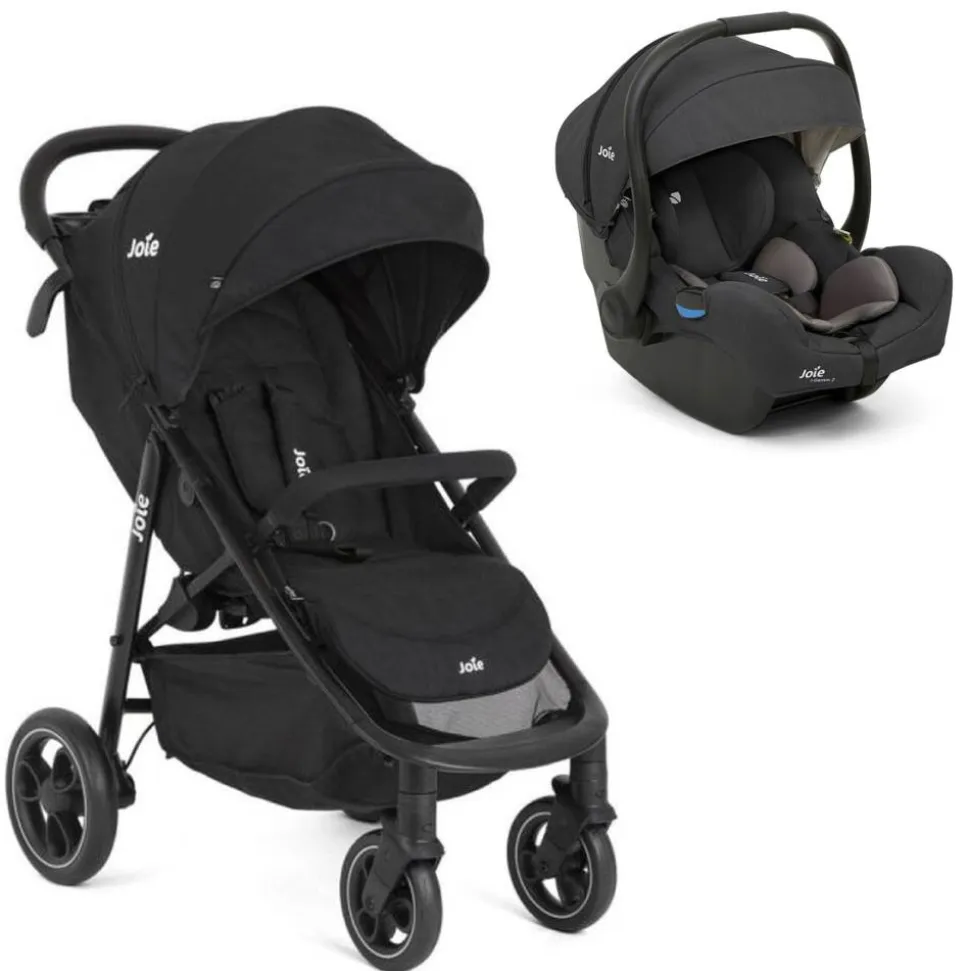 Poussette duo litetrax + siège auto i-gemm 3 shale noir