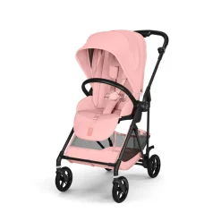 Poussette duo melio carbon 6 candy pink avec siège auto cloud g i-size
