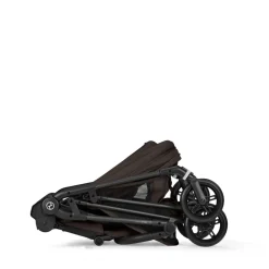 Poussette duo melio carbon 6 chocolate brown avec siège auto aton b2 i-size