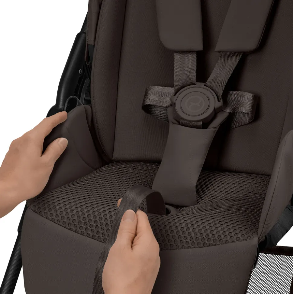 Poussette duo melio carbon 6 chocolate brown avec siège auto cloud t i-size