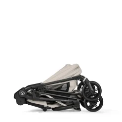 Poussette duo melio carbon 6 dune grey avec siège auto aton b2 i-size
