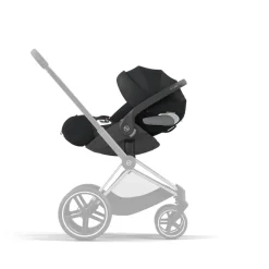 Poussette duo melio carbon 6 magic black avec siège auto cloud t i-size tissu plus