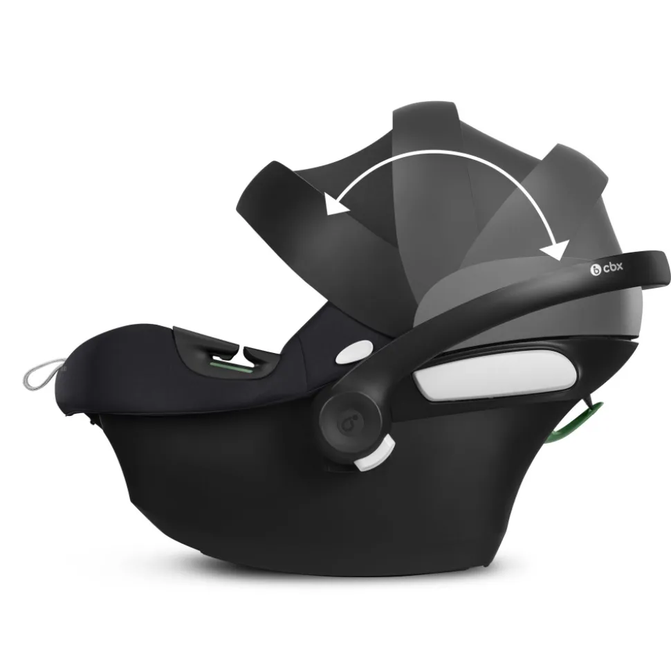 Poussette duo melio carbon 6 magic black avec siège auto aton b2 i-size