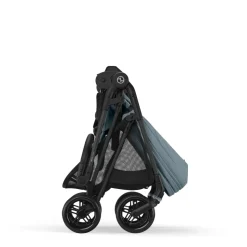 Poussette duo melio carbon stormy blue + cloud t i-size