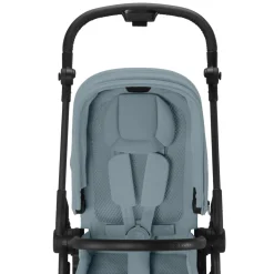 Poussette duo melio carbon stormy blue + aton b2 i-size