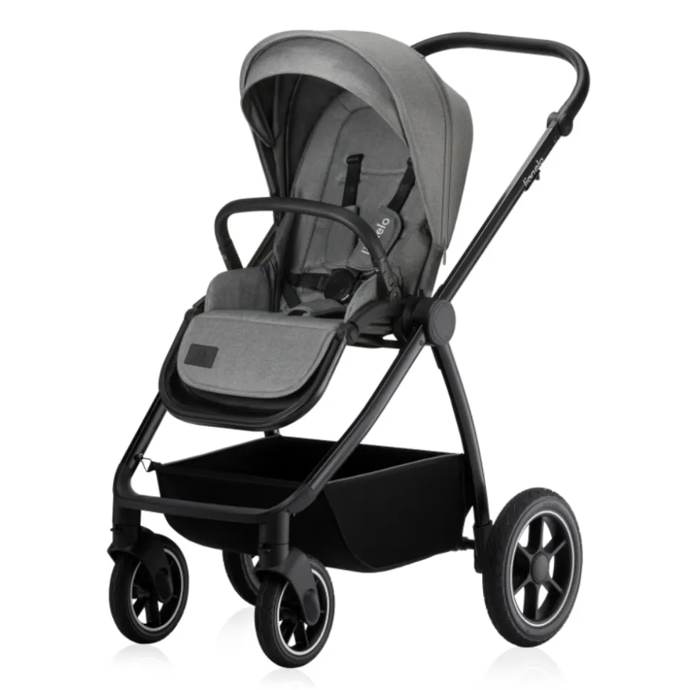 Poussette duo meril + nacelle grey stone