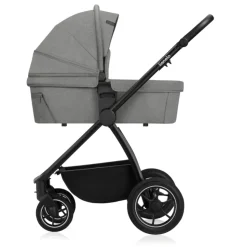 Poussette duo meril + nacelle grey stone