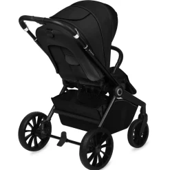 Poussette duo mika plus + nacelle black onyx