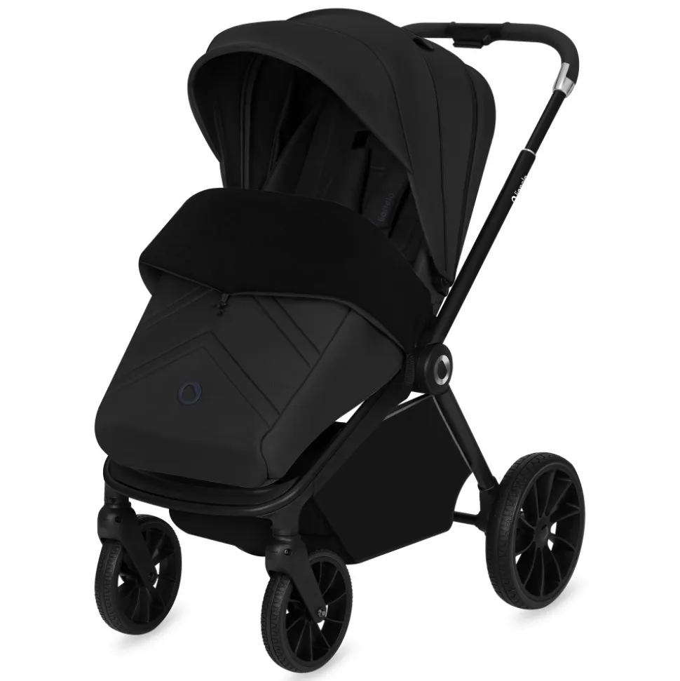 Poussette duo mika plus + nacelle black onyx
