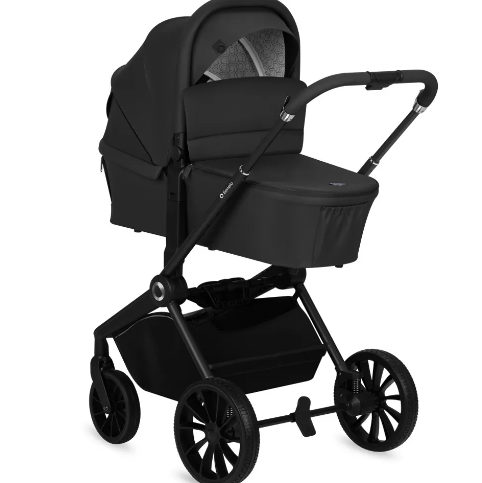 Poussette duo mika plus + nacelle black onyx