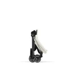 Poussette duo mios 3 off white châssis chrome black + nacelle luxe