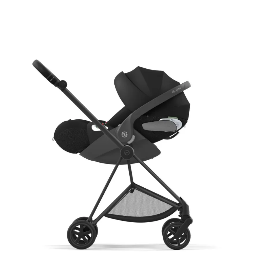 Poussette duo mios 3 peach pink châssis matt black + cloud t i-size