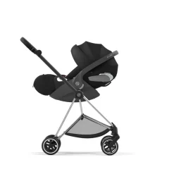 Poussette duo mios 3 peach pink châssis chrome black + cloud t i-size