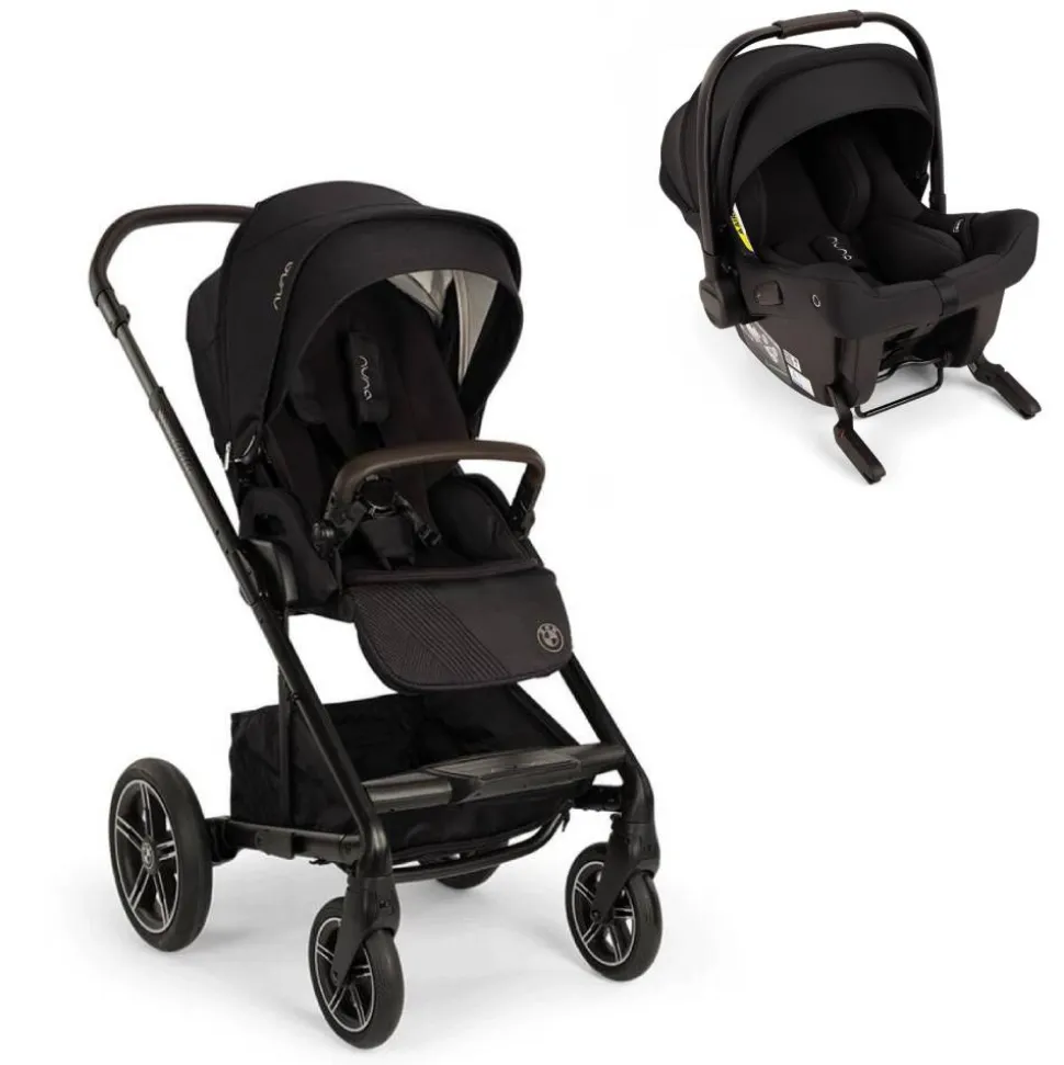 Poussette duo mixx next element + siège auto pipa urbn caviar - collection bmw