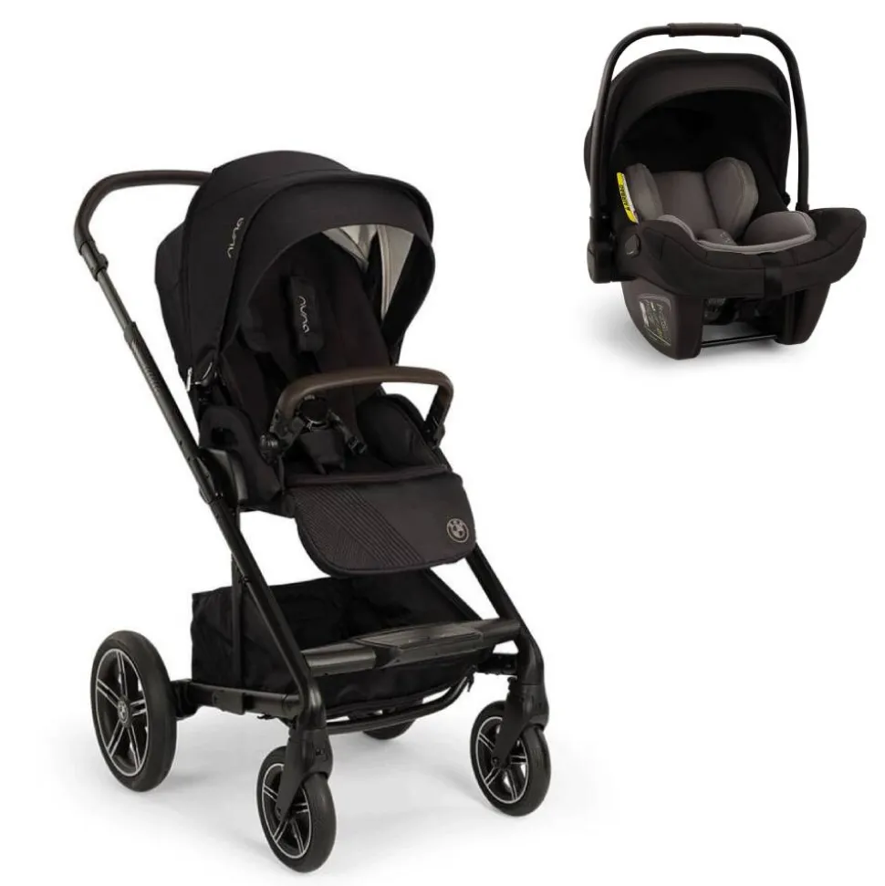 Poussette duo mixx next element + siège auto pipa next caviar - collection bmw