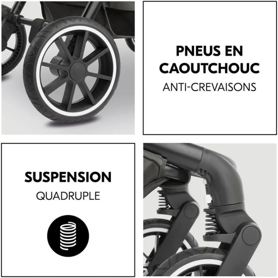 Poussette duo move n care black