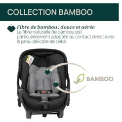 Poussette duo mysa + siège auto first seat recline i-size amber glow