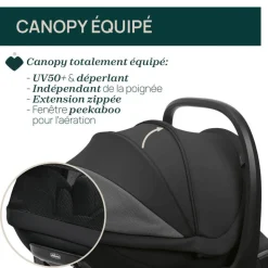 Poussette duo mysa + siège auto first seat recline i-size amber glow