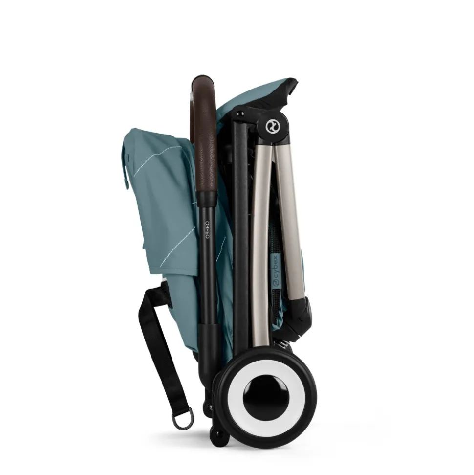 Poussette duo orfeo 3 compacte stormy blue avec siège auto cloud t i-size