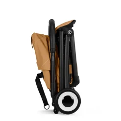 Poussette duo orfeo 3 compacte cinnamon yellow avec siège auto cloud t i-size