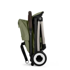 Poussette duo orfeo 3 compacte moss green avec siège auto aton b2 i-size