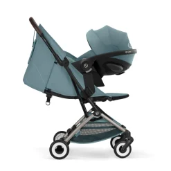 Poussette duo orfeo 3 compacte stormy blue avec siège auto cloud g i-size