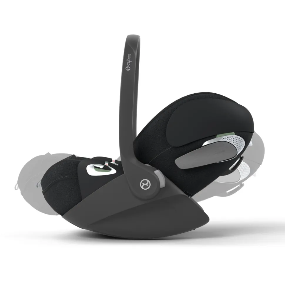 Poussette duo orfeo 3 compacte magic black avec siège auto cloud t i-size tissu plus