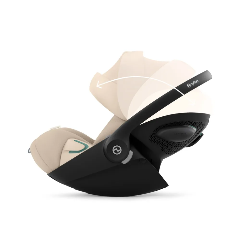 Poussette duo orfeo 3 compacte almond beige avec siège auto cloud g3 i-size plus