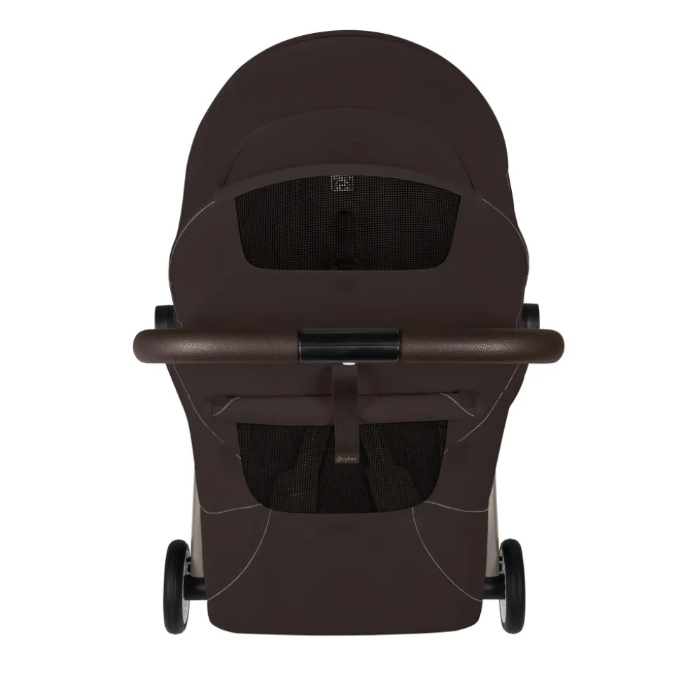 Poussette duo orfeo 3 compacte chocolate brown avec siège auto aton b2 i-size