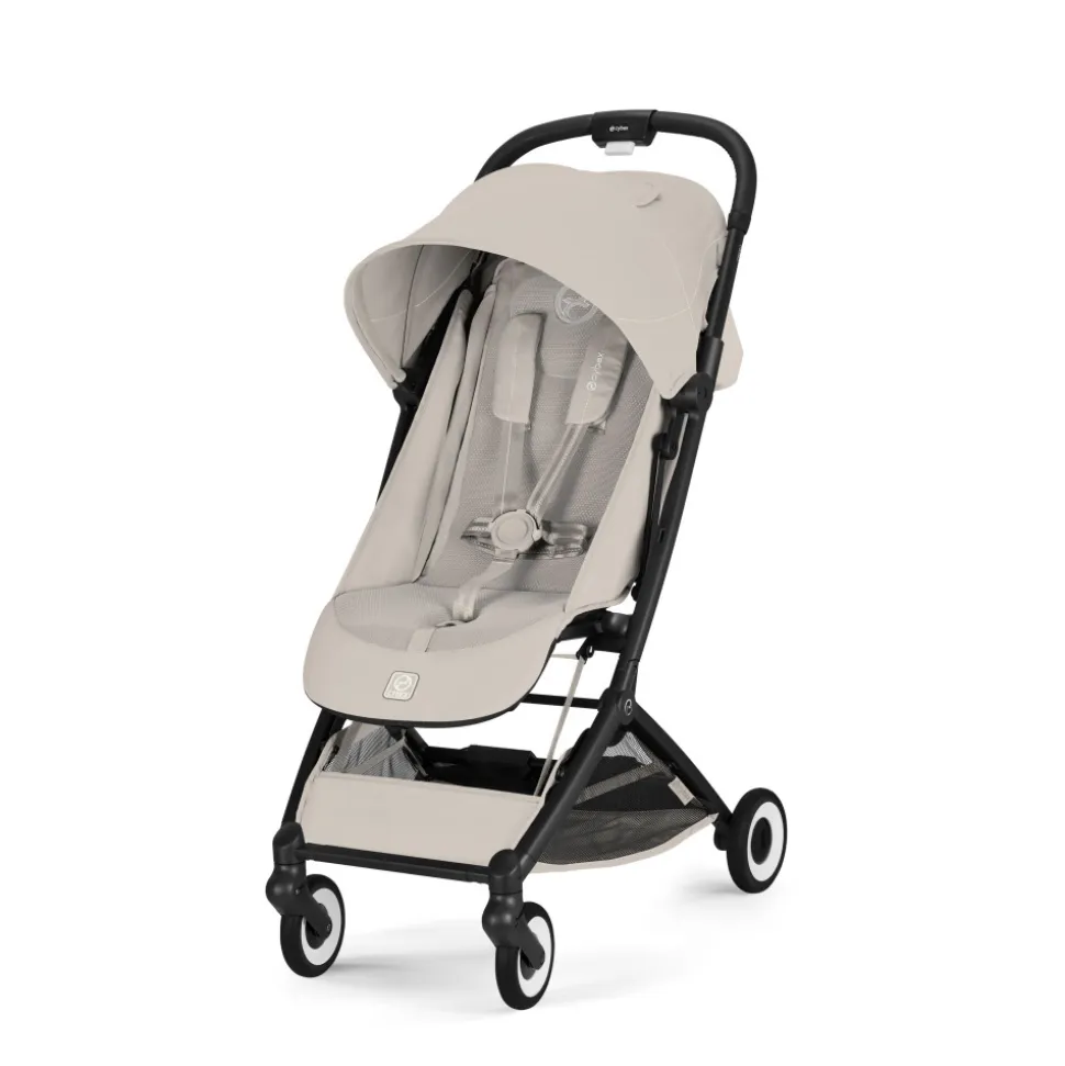 Poussette duo orfeo 3 compacte dune grey avec siège auto aton b2 i-size